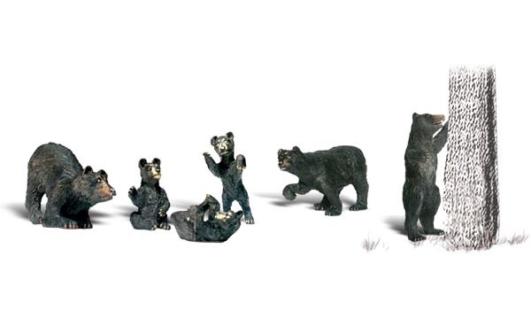 Woodland Scenics N A2186 Black Bears
