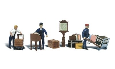 Woodland Scenics N A2211 Depot Workers &amp; Accessories