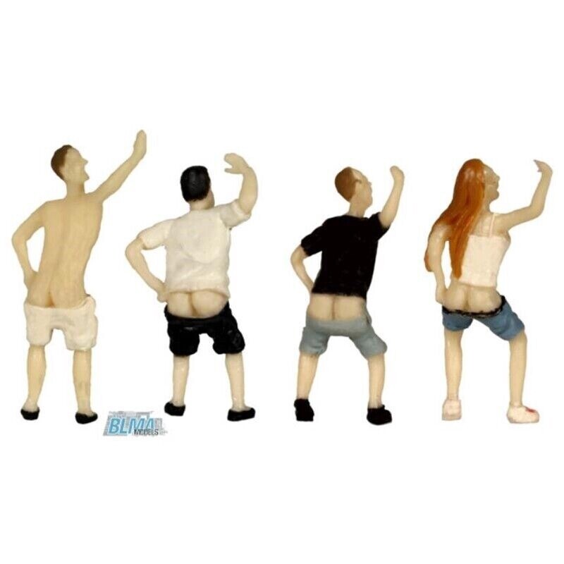 Atlas/BLMA N 900 People Mooning 4-Pack