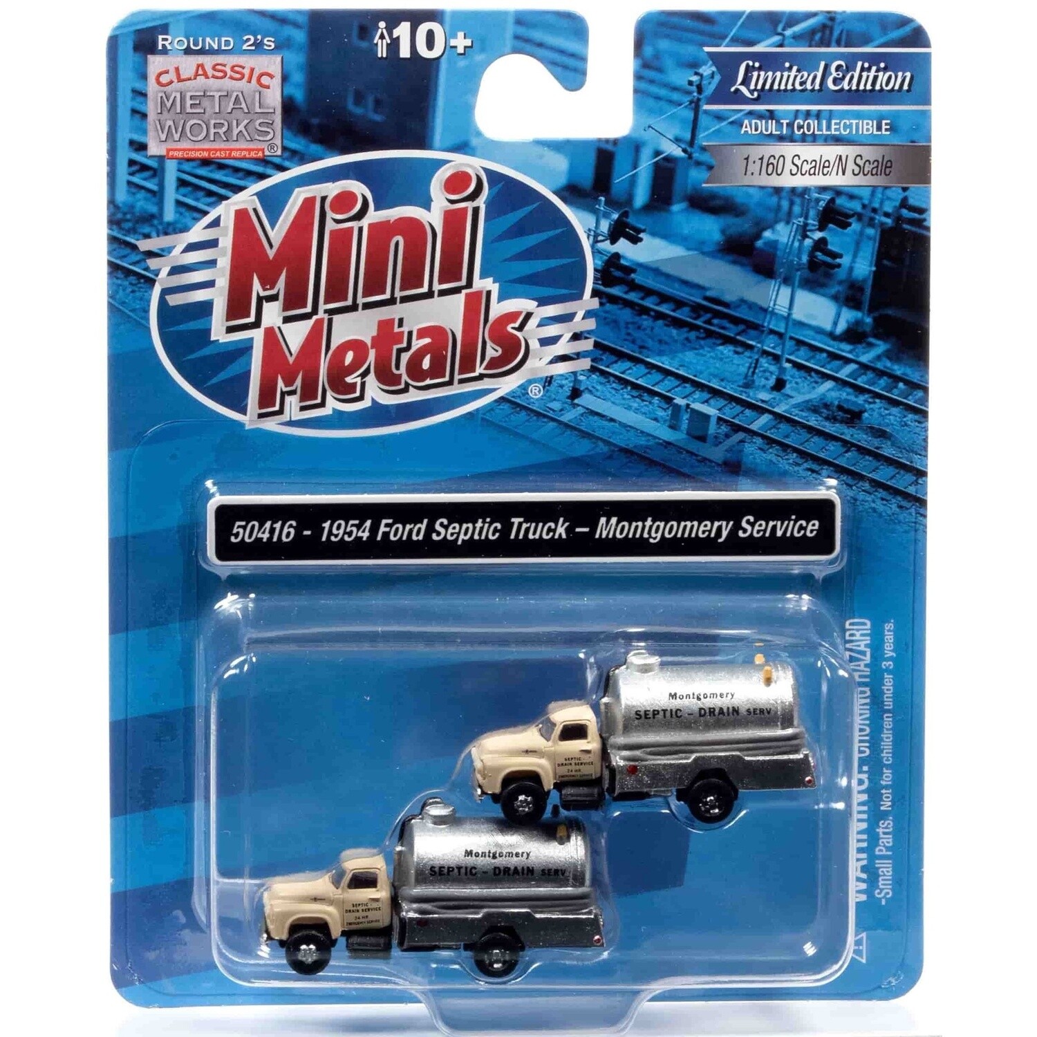 Mini Metals 50416 54&#39; Ford Septic Truck &quot;Montgomery Service&quot;