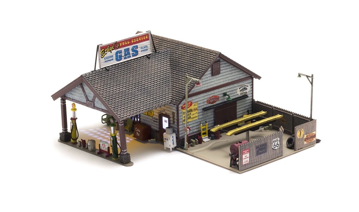 Woodland Scenics N BR4935 Ethyl&#39;s Gas &amp; Service