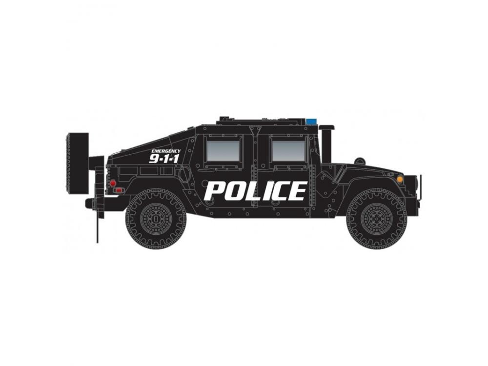 Micro-Trains 49945955 N Police Humvee 2-Pack