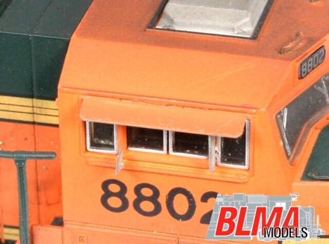Atlas/BLMA N 16 Modern EMD Cab Sunshades