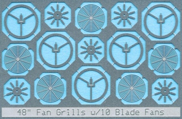 Atlas/BLMA N 82 48&#39; Fan Grill w/o Center Plate
