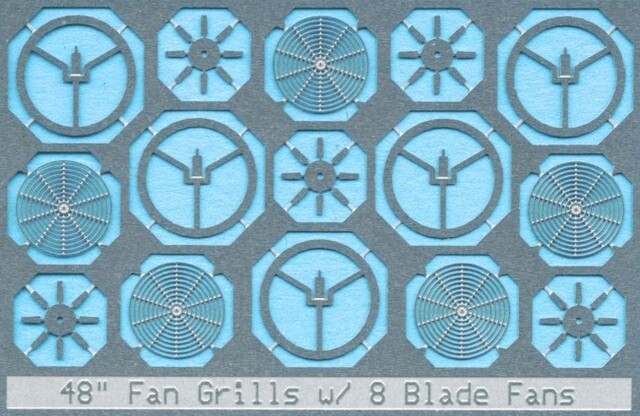 Atlas/BLMA N 81 48&quot; Fan Grill w/o Center Plate