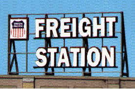 Blair 1503 N Billboard Sign Freight Station