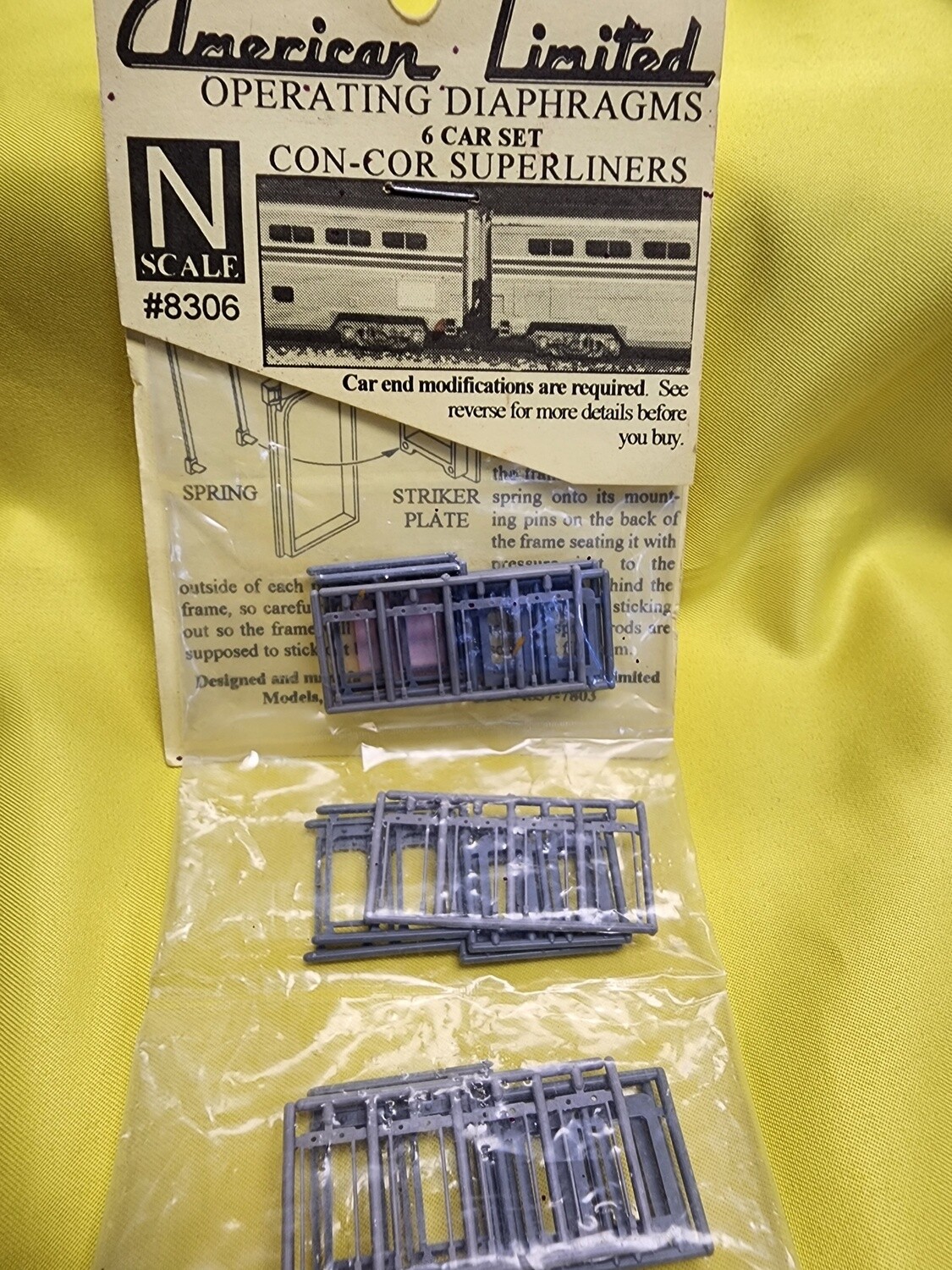 American Limited N 8306 Operating Diaphragms