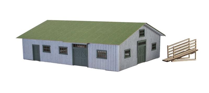 Micro-Trains 49990974 N Base Veterinary Clinic Kit