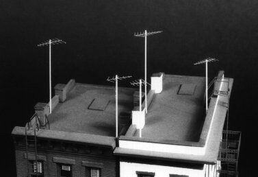 GMM 87-05 HO Rooftop TV Antennas