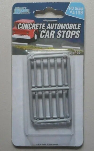 Atlas/BLMA HO 4108 Concrete Automobile Car Stops 20-Pack