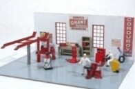 JLI 498 HO Gas Station Interior Equipment &amp; Tool Detail Kit