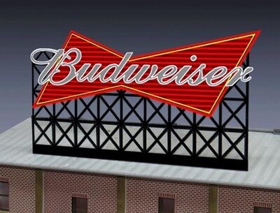 Miller 4982 Budweiser Animated Billboard