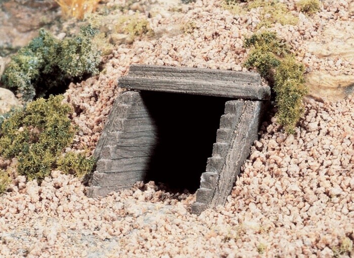 WOO C1265 HO Timber Culverts 2-Pack