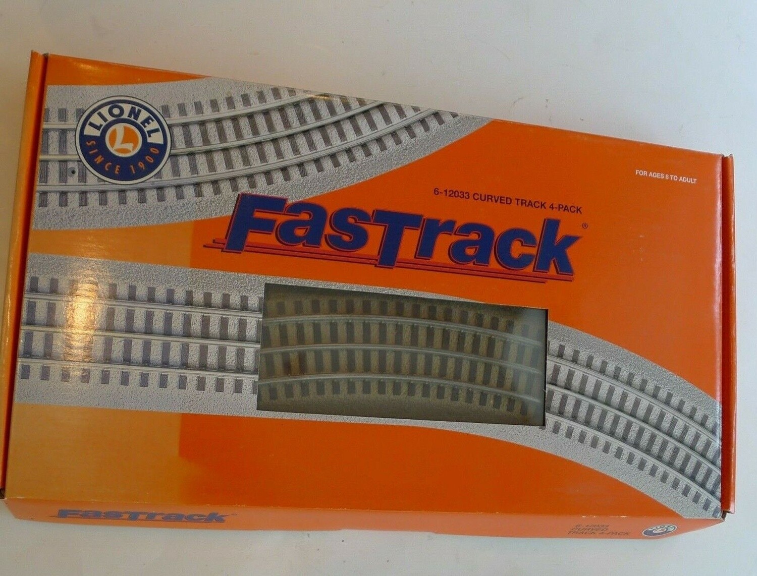 Lionel O 6-12033 FasTrack O36 Curve 4-Pack