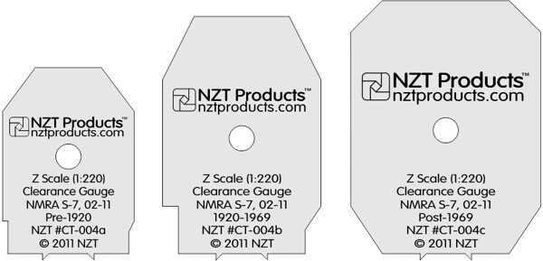 NZT Products CT-004 1:220 Clearance Gauges
