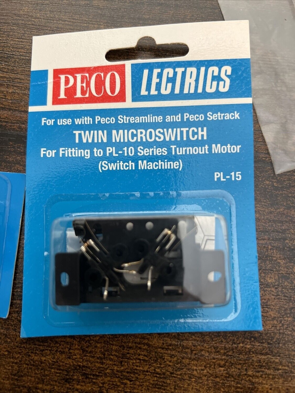 Peco PL-15 Twin Micro Switch fits Turnout Motor