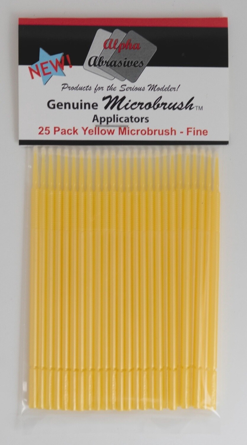 Flex-I-File 1351 100 Pack Yellow Microbrush - Fine