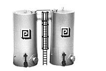 Plastruct 3018 O Vertical Tanks Side by Side Kit