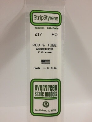 Evergreen 217 Rod &amp; Tube Assortment