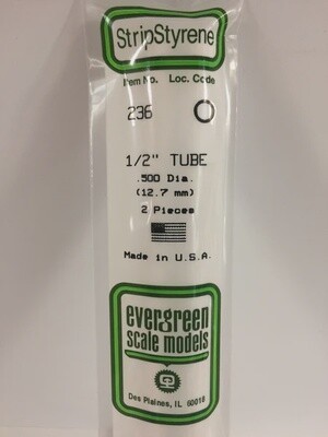 Evergreen 236 1/2&quot; Tube 2-Pack