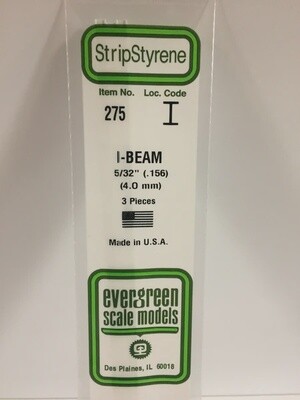 Evergreen 275 5/32" I-Beam 3-Pack