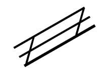 Plastruct 90691 N 1:200 Styrene Stair Rail