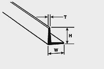 Plastruct 90503 3/32" Styrene Angle