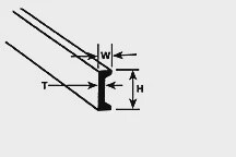 Plastruct 90536 1/4&quot; Styrene Channel