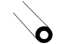 Plastruct 90102 1/16&quot; Round Butyrate Coated Wire