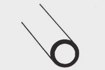 Plastruct 90604 1/8&quot; Styrene Tubing