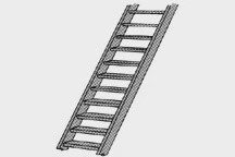 Plastruct 90667 G 1:24 Scale Styrene Ladder