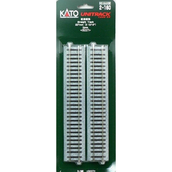 Kato HO 2-160 Straight Track 8 15/16&quot; (227mm)
