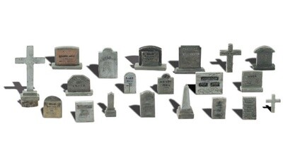Woodland Scenics HO A1856 Tombstones