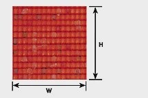 Plastruct HO 91638 Spanish Tile Sheet