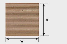 Plastruct 91530 N Wood Planking