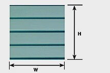 Plastruct 91556 5/16" Clapboard Siding