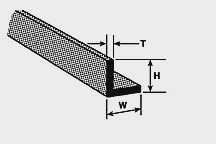 Plastruct 101 A-1 Angle Pack of 20