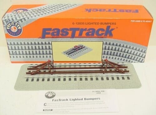 Lionel O 6-12035 FasTrack Lighted Bumpers