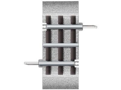 Lionel O 6-12073 FasTrack™ 1 3/8&quot; Track Section