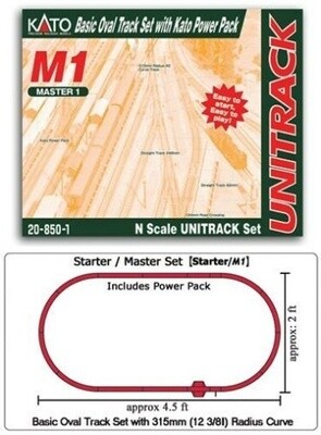 Kato N 20-852 M1 Basic Oval Track Oval Set