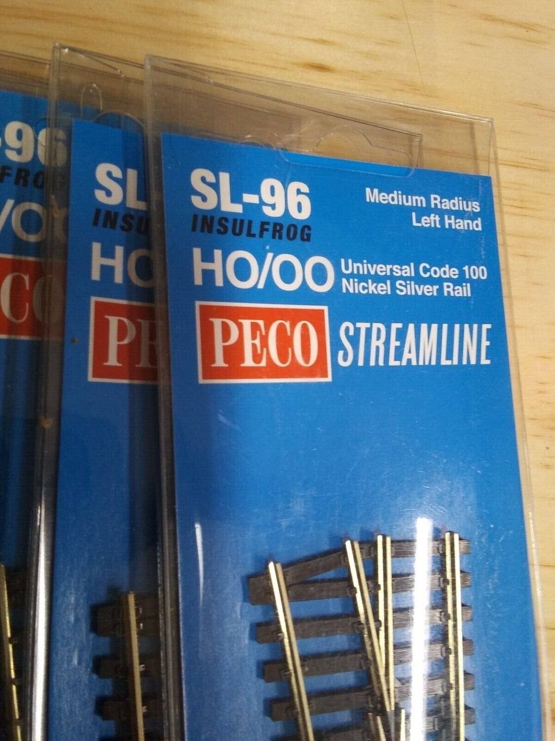 Peco SL-96 HO L/H Turnout Insulfrog Code 100 #6
