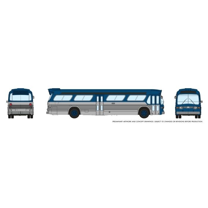 Rapido N New Look Bus Blue/Silver