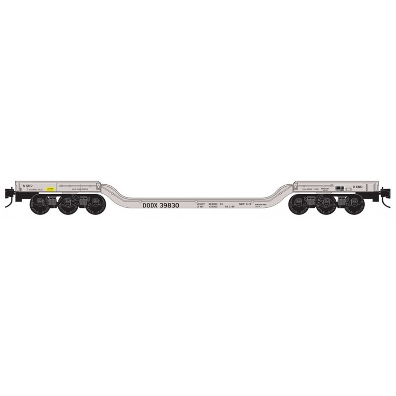 Micro-Trains 10900271 DODX Heavyweight Depressed-Center Flat 39830