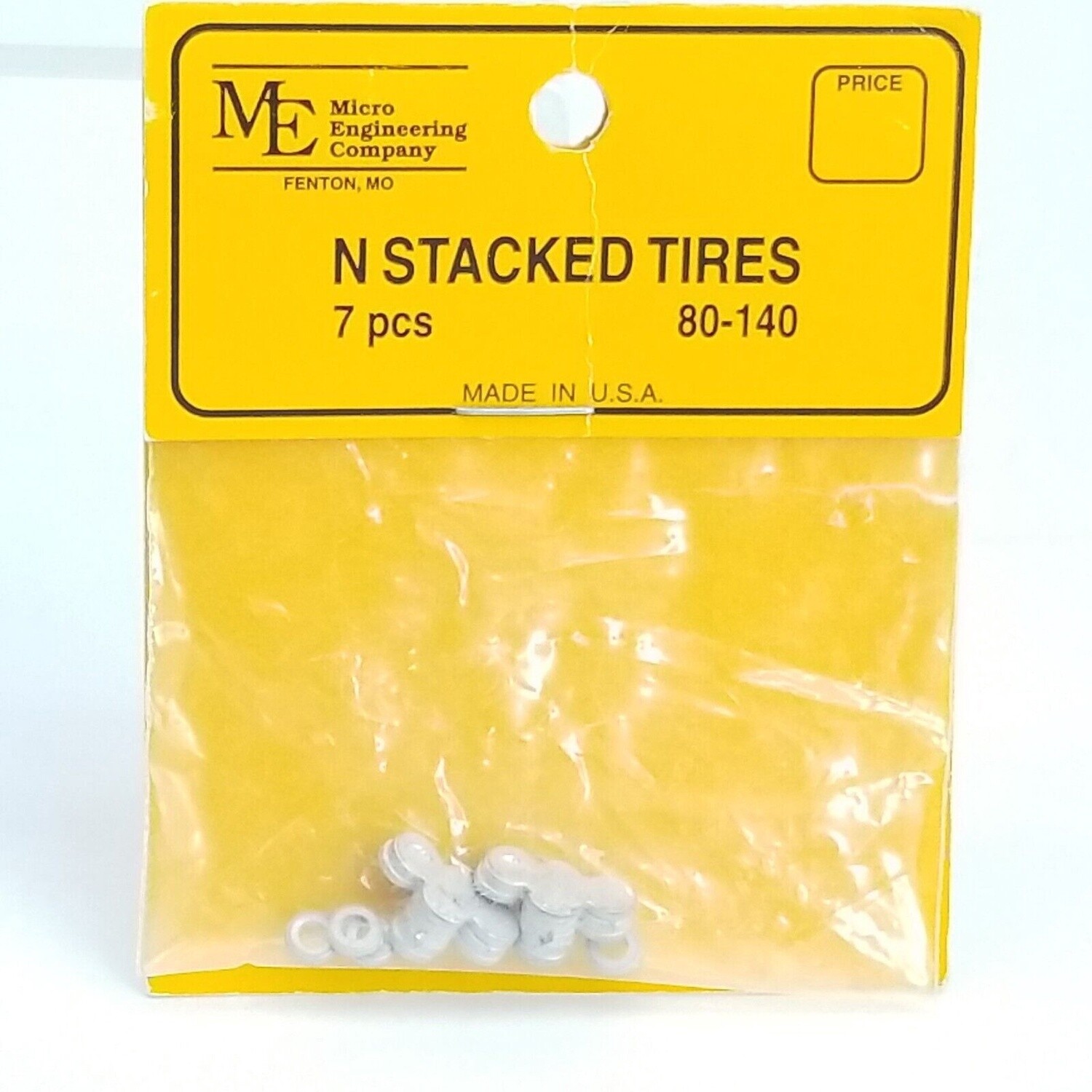 Micro Engineering N 80-140 Stacked Tires (7-Pack)