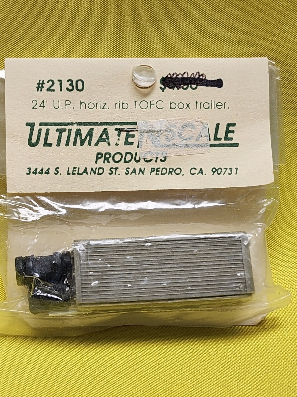 Ultimate #2130 N 24&#39; UP Horizontal Rib TOFC Box Trailer