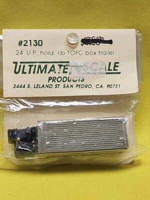 Ultimate #2130 N 24&#39; UP Horizontal Rib TOFC Box Trailer