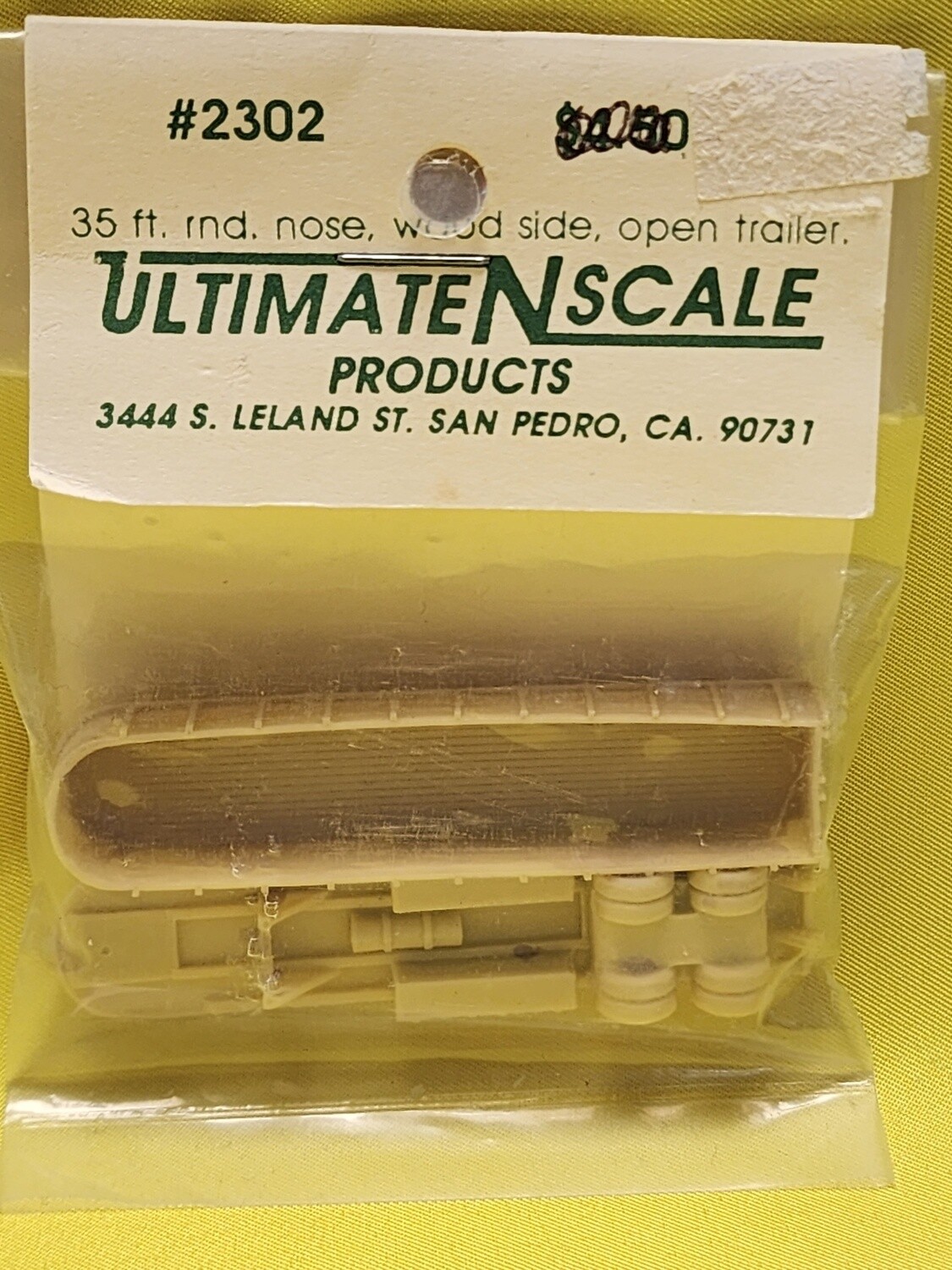 Ultimate #2302 N 35&#39; Round Nose. Wood Side, Open Trailer