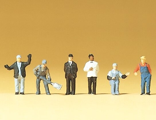 Preiser N 79200 US Railway Personnel