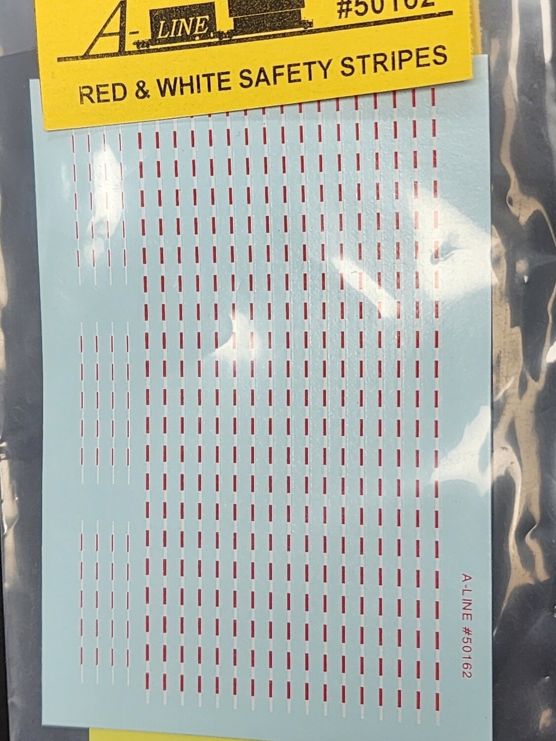 A-Line HO 50162 Trailer Safety Stripes Red/White