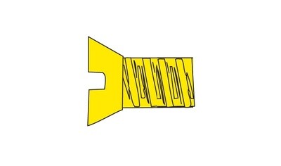 Hob-Bits H853 Flat Head Screw #2-56 x 1/8
